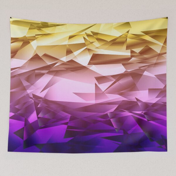 Item preview, Futuristic abstract triangles modern design designed and sold by Arija07.