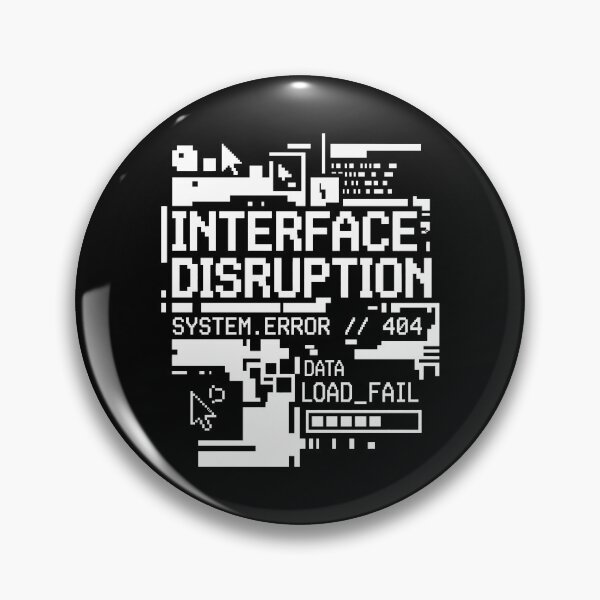 Item preview, Interface Disruption System Error Glitch Art designed and sold by SplashTastic.