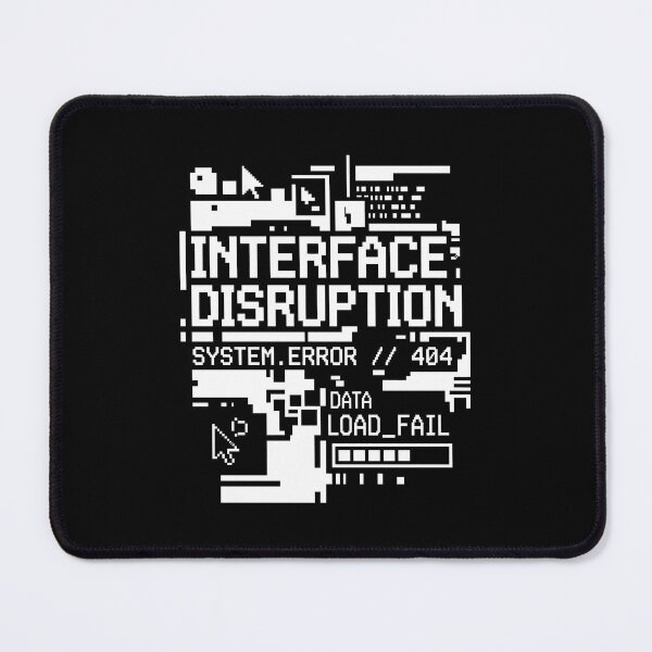 Item preview, Interface Disruption System Error Glitch Art designed and sold by SplashTastic.