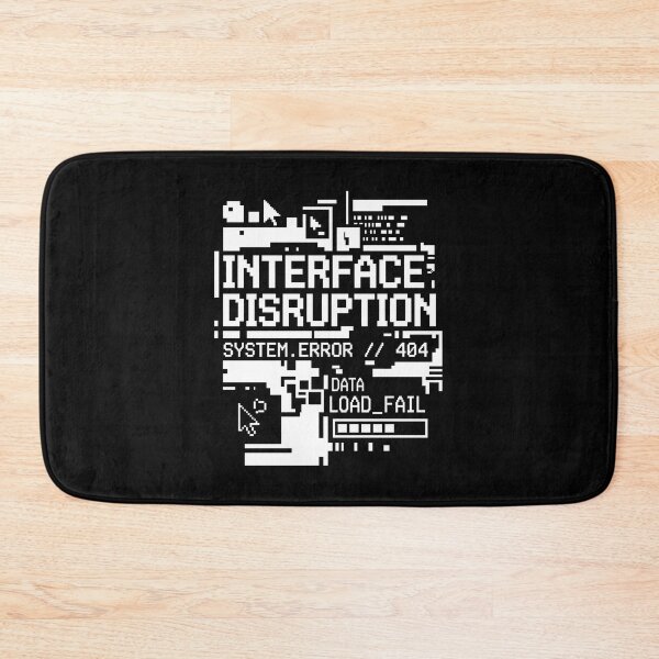 Item preview, Interface Disruption System Error Glitch Art designed and sold by SplashTastic.