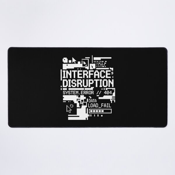 Item preview, Interface Disruption System Error Glitch Art designed and sold by SplashTastic.