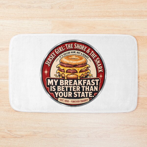 Item preview, Jersey Girl Taylor Ham Breakfast Badge designed and sold by JerseyGirls.