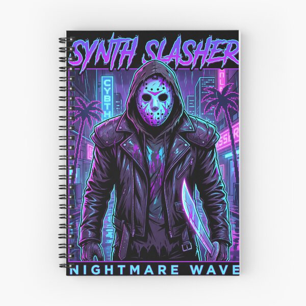 Item preview, Horror Synthwave Slasher Killer 80s neon designed and sold by Lukars77.