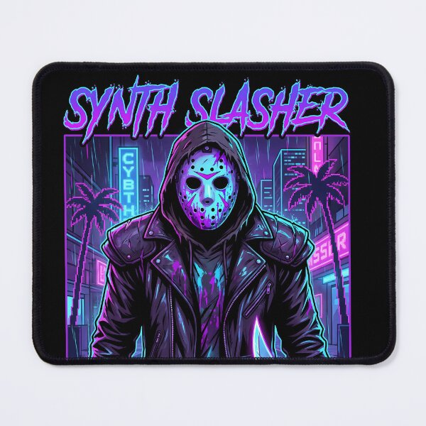 Item preview, Horror Synthwave Slasher Killer 80s neon designed and sold by Lukars77.