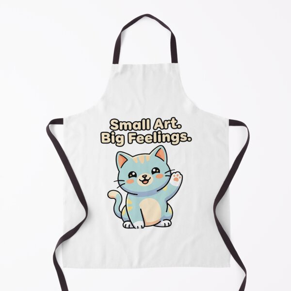 Item preview, Small Art Big Feelings Cat Shirt Cute Kawaii Cat Gift Cat Lover Artist Cat Mom Tee designed and sold by Sky-bully.