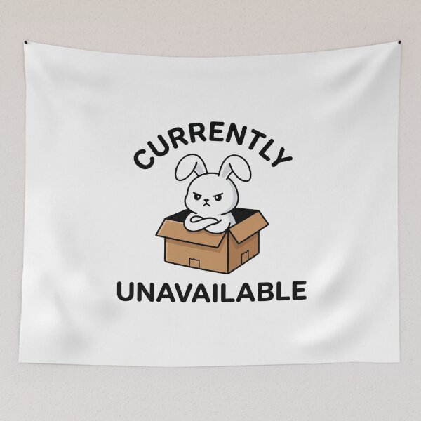 Item preview, Sarcastic Rabbit Do Not Disturb Funny Decal designed and sold by Mr-wow.