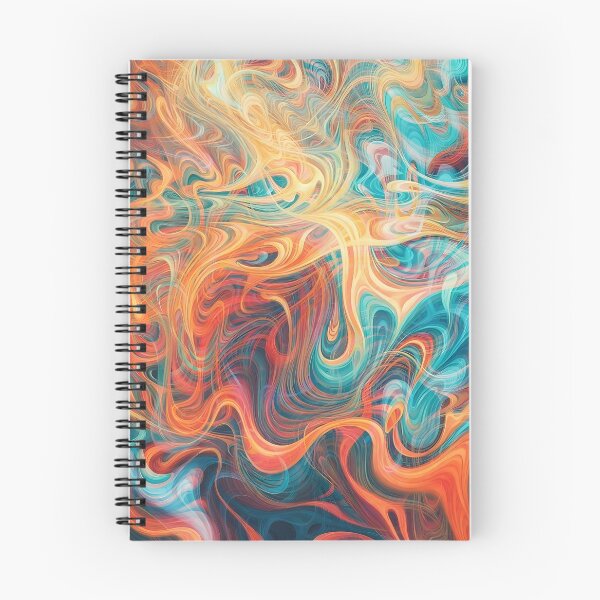 Item preview, Vibrant Fluid Marble Swirl | Abstract Psychedelic Wave Art | Colorful Cosmic Smoke Pattern designed and sold by SergioMiklos.