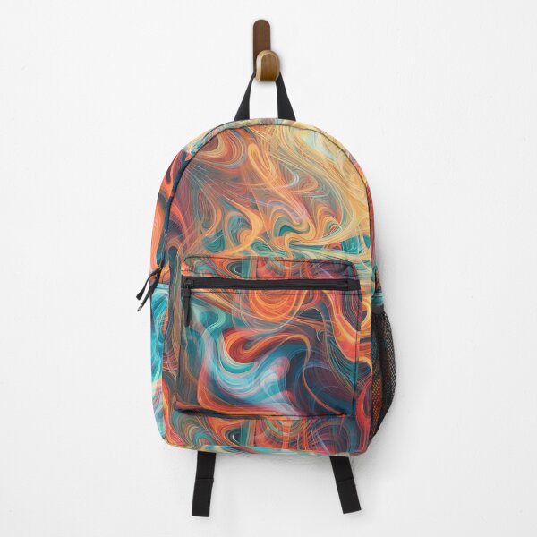 Item preview, Vibrant Fluid Marble Swirl | Abstract Psychedelic Wave Art | Colorful Cosmic Smoke Pattern designed and sold by SergioMiklos.
