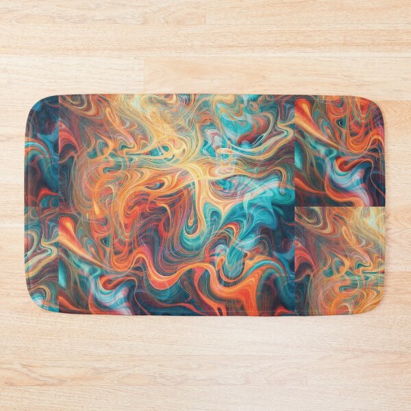 Item preview, Vibrant Fluid Marble Swirl | Abstract Psychedelic Wave Art | Colorful Cosmic Smoke Pattern designed and sold by SergioMiklos.