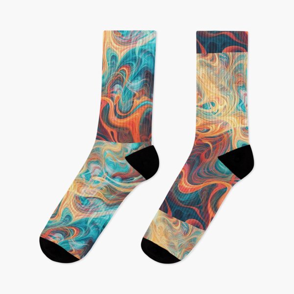 Item preview, Vibrant Fluid Marble Swirl | Abstract Psychedelic Wave Art | Colorful Cosmic Smoke Pattern designed and sold by SergioMiklos.