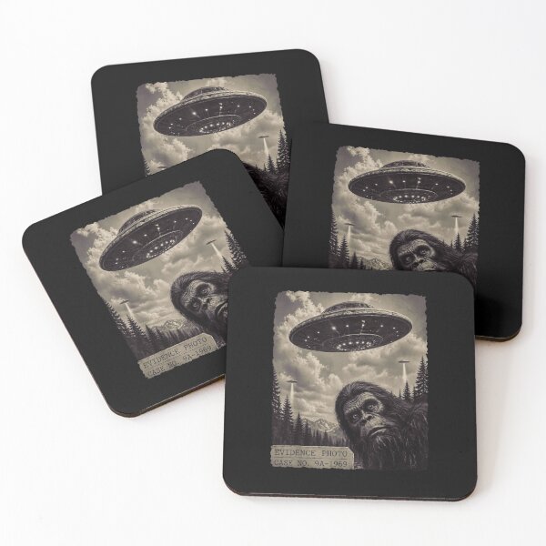 Item preview, Vintage Bigfoot Evidence Photo 1969 - Sasquatch and UFO Encounter designed and sold by haitrieuic96.
