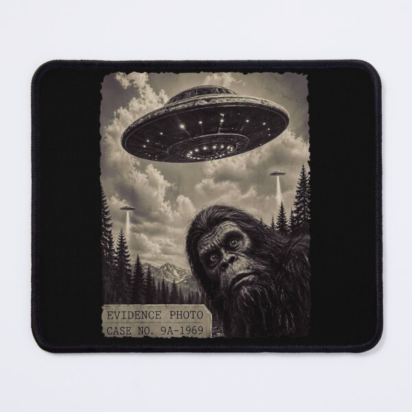 Item preview, Vintage Bigfoot Evidence Photo 1969 - Sasquatch and UFO Encounter designed and sold by haitrieuic96.