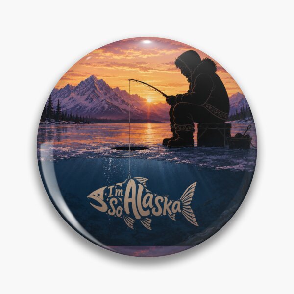 Item preview, I'm So Alaska Ice Fishing  designed and sold by YahnaKay.