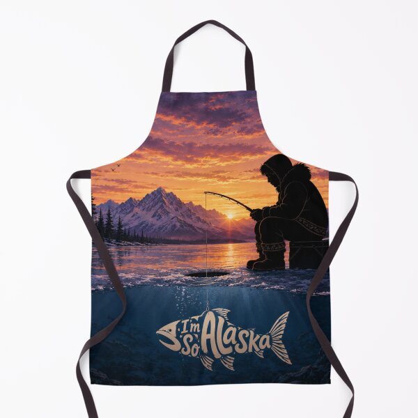 Item preview, I'm So Alaska Ice Fishing  designed and sold by YahnaKay.
