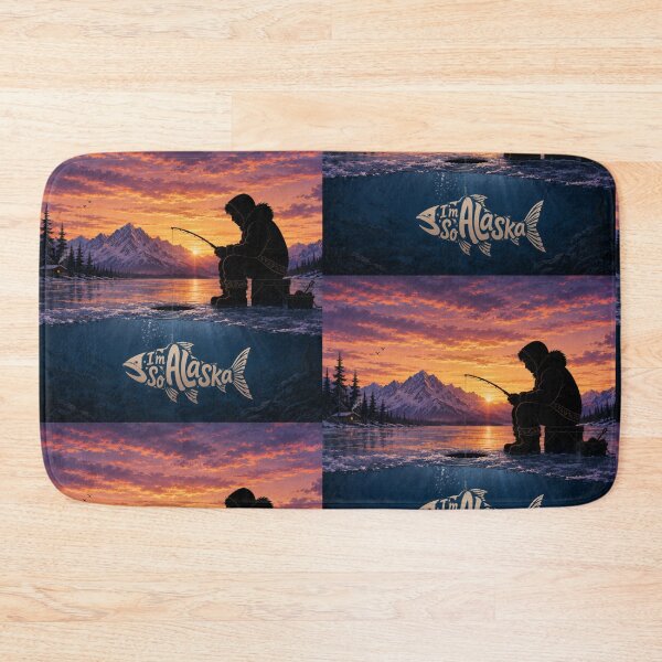 Item preview, I'm So Alaska Ice Fishing  designed and sold by YahnaKay.