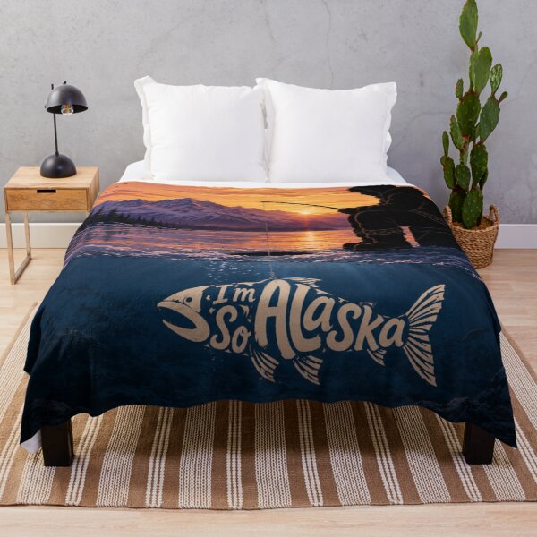 Item preview, I'm So Alaska Ice Fishing designed and sold by YahnaKay.