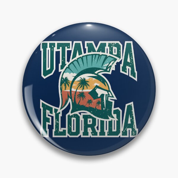 Item preview, UTampa Florida Spartan Sunset – Retro College Tropical Varsity Design designed and sold by ArcticFoxStudio.