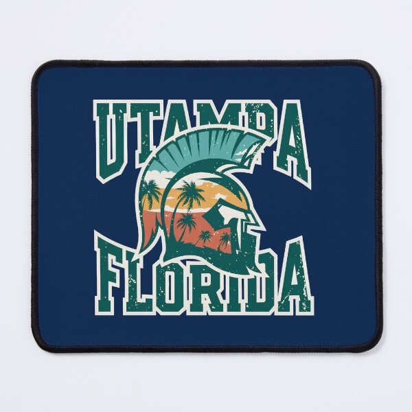 Item preview, UTampa Florida Spartan Sunset – Retro College Tropical Varsity Design designed and sold by ArcticFoxStudio.