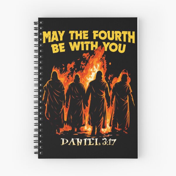 Artikelvorschau, Der vierte Tag sei mit dir, Daniel! - Daniel 3,17 entworfen und verkauft von EychanchanArt.