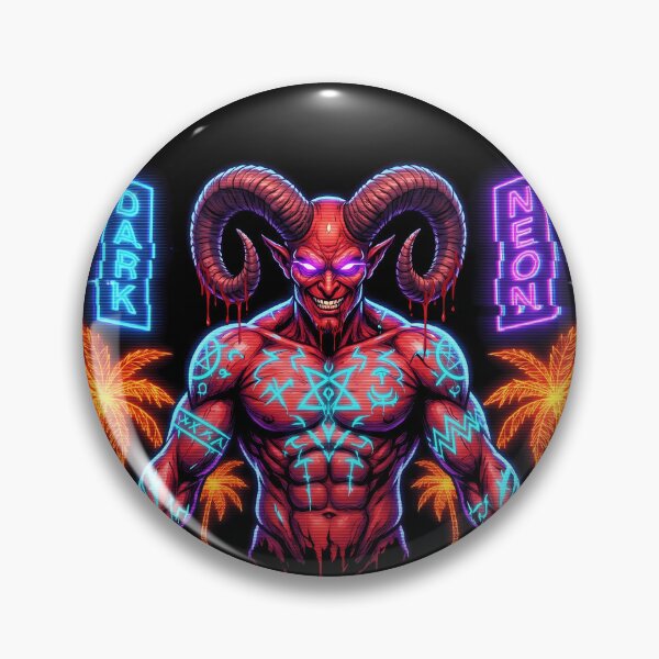 Item preview, Synth Slasher Demon Lord Neon Hell designed and sold by Lukars77.