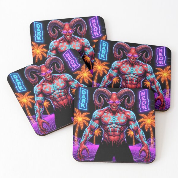 Item preview, Synth Slasher Demon Lord Neon Hell designed and sold by Lukars77.