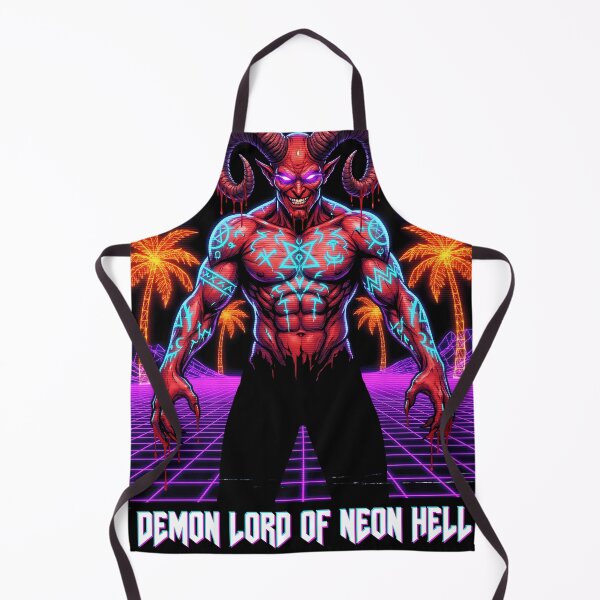 Item preview, Synth Slasher Demon Lord Neon Hell designed and sold by Lukars77.