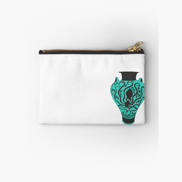 Item preview, Ancient Greek Amphora with Octopus - Turquoise designed and sold by Cassidy Capri.