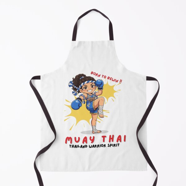 Item preview, Born To Be Win – Cute Muay Thai Girl Fighter Cartoon Thailand Kickboxing Graphic designed and sold by Beeform.