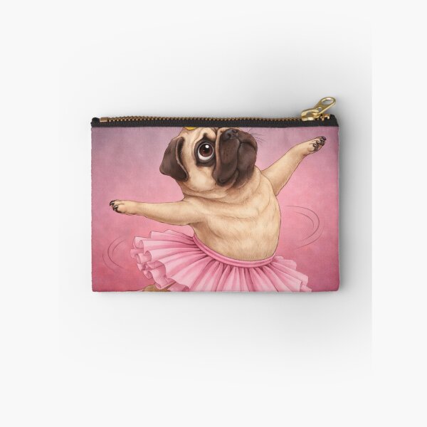 Item preview, Pug Ballerina Princess – Funny Cute Dancing Pug designed and sold by Darlin8888.