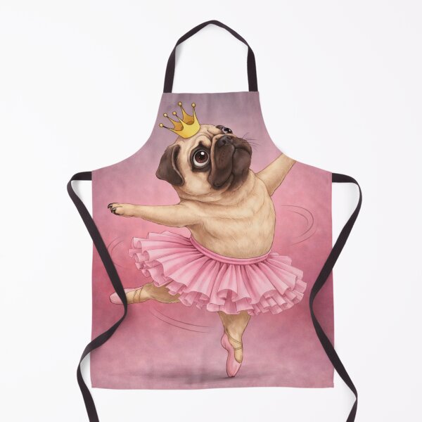 Item preview, Pug Ballerina Princess – Funny Cute Dancing Pug designed and sold by Darlin8888.
