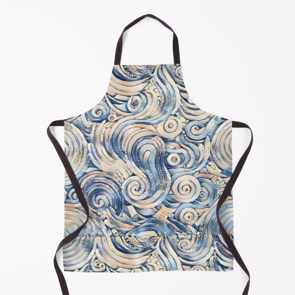 Item preview, Mystic Ocean Swirls Pattern | Pearlescent Nautical Mosaic Art | Dreamy Sea Wave Texture designed and sold by SergioMiklos.