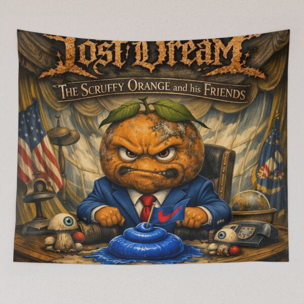 Item preview, Lost Dream The scruffy Orange and his friends designed and sold by Lost Dream Art.