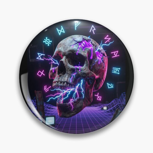 Item preview, Exploding Skull Horror Retro designed and sold by Lukars77.