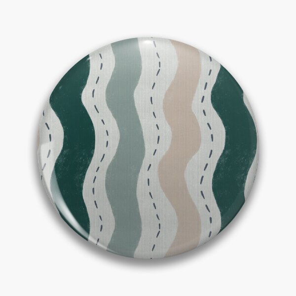 Item preview, Abstract Coastal Waves Pattern Minimal Organic Stripes. designed and sold by PrajaktaPathak.