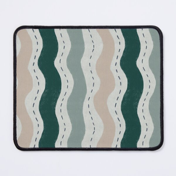Item preview, Abstract Coastal Waves Pattern Minimal Organic Stripes. designed and sold by PrajaktaPathak.
