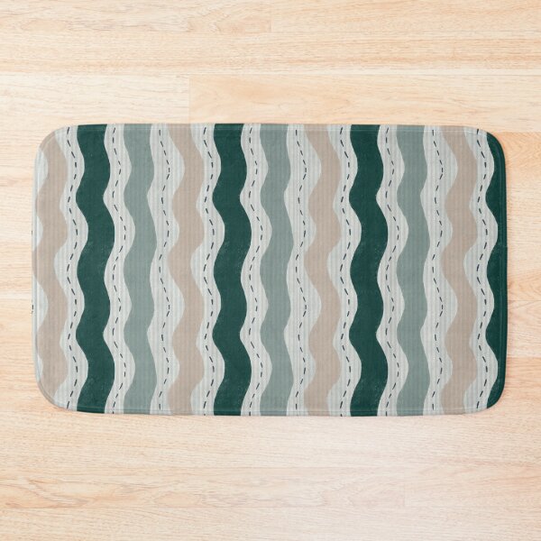 Item preview, Abstract Coastal Waves Pattern Minimal Organic Stripes. designed and sold by PrajaktaPathak.