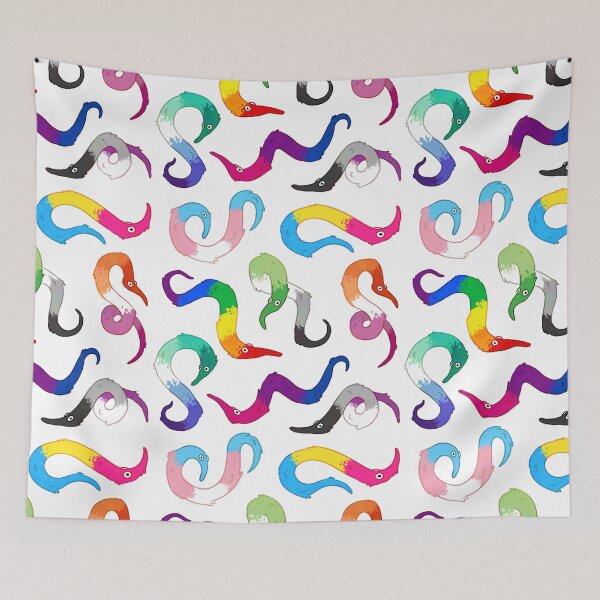 Item preview, pride worm on a string designed and sold by chaoticcaprisun.