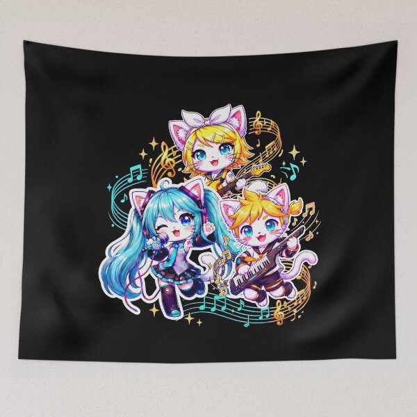 Item preview, Miku len and rin Kawaii Cat Cosplay  designed and sold by CuteKats.