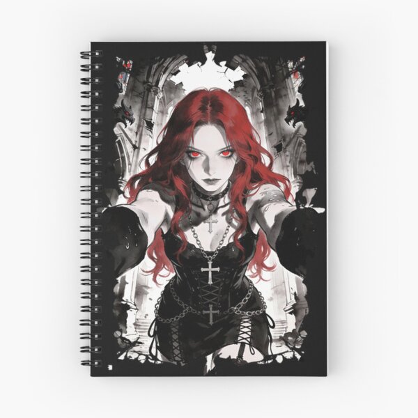 Item preview, Red hair Goth girl designed and sold by Chloemarti.