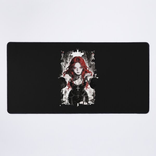 Item preview, Red hair Goth girl designed and sold by Chloemarti.