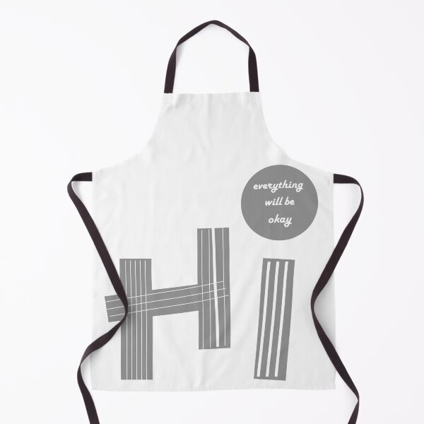 Item preview, Cute Hi Everything Will Be Okay Pastel Typography designed and sold by GraphixByHub.