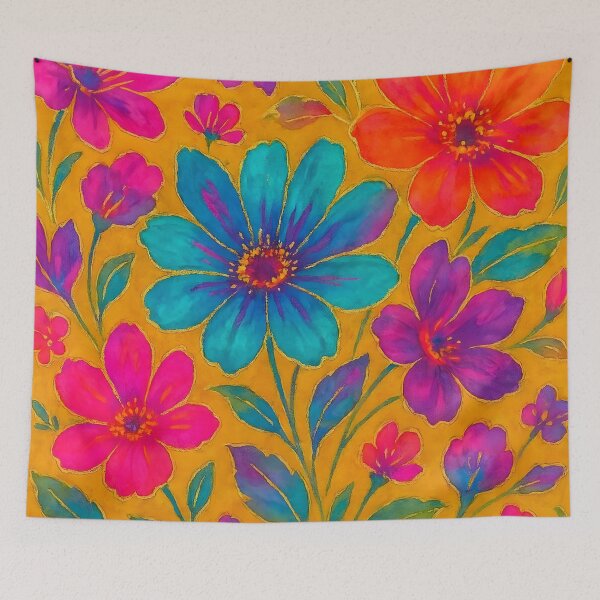 Item preview, Neon Flowers designed and sold by GraphicsClub.
