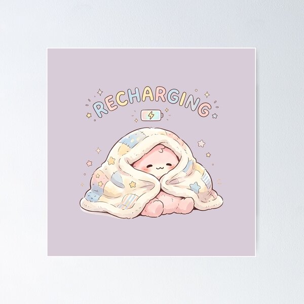Item preview, Recharging Cozy Blanket Character  designed and sold by VibeShift Studio.