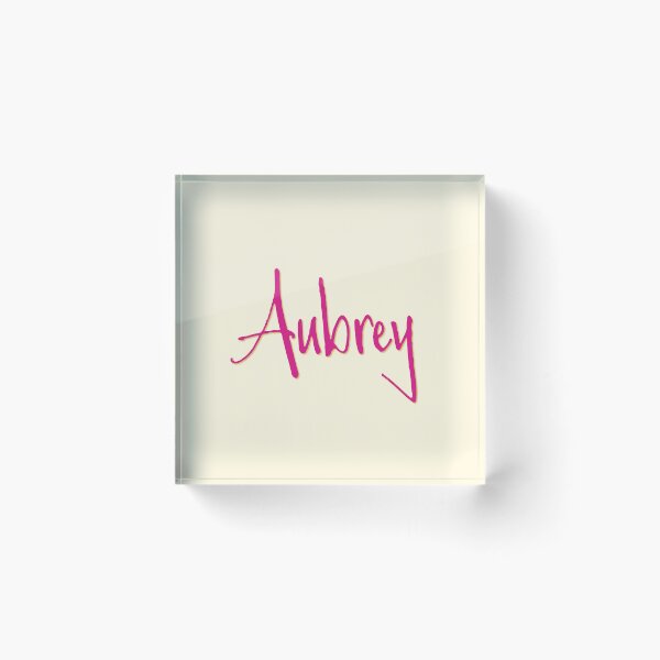 Item preview, AUBREY personalized type design designed and sold by CharlottePlaceArt.