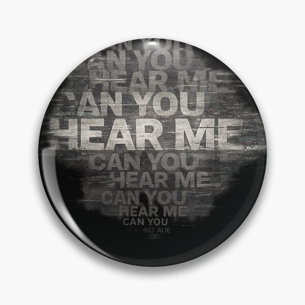 Item preview, CAN YOU HEAR ME – emotional glitch typography design designed and sold by VertigoState.