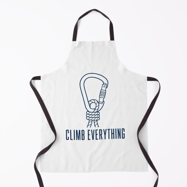 Item preview, Climb Everything Minimal Carabiner Line Art Climbing Tee Sticker Rock Climber Gift designed and sold by sharifex.