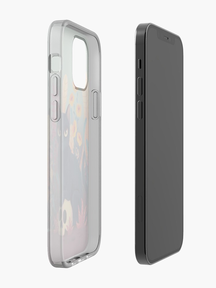 Alternate view of Skull kitty iPhone Case & Cover