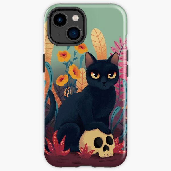 Skull kitty iPhone Tough Case