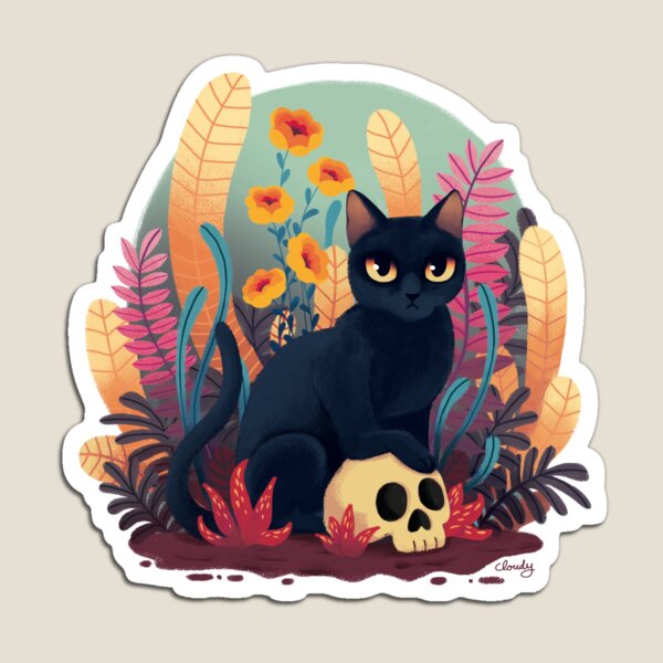 Item preview, Skull kitty designed and sold by hellocloudy.