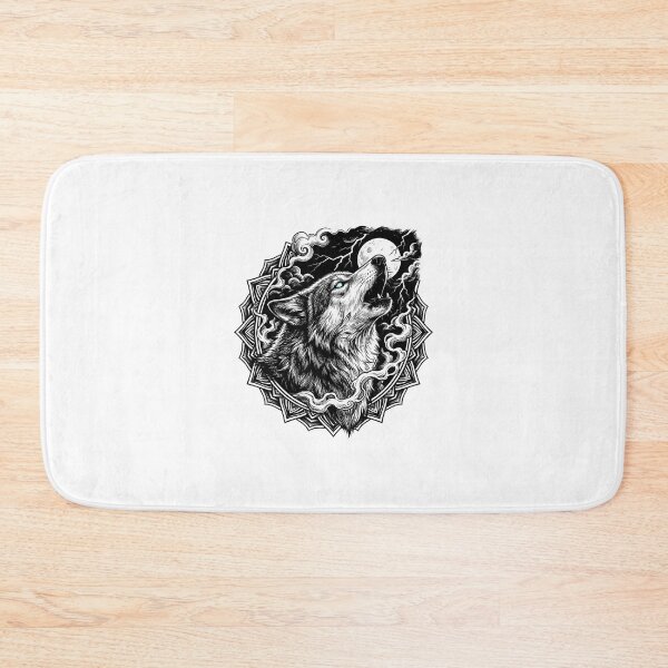 Item preview, Wolf howling in the night designed and sold by Crystal-D.